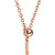 14K Rose Gold Tiny Posh® Lotus Necklace