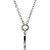 14K White Gold Tiny Posh® Horseshoe Necklace