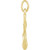 14K Yellow Gold Anchor Pendant