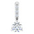 14K White Gold 1/10 CTW Natural Diamond Pendant