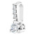 14K White Gold 1/10 CTW Natural Diamond Pendant