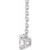 14K White Gold 1/5 CTW Natural Diamond Solitaire Necklace