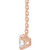 14K Rose Gold 1/5 CTW Natural Diamond Solitaire Necklace