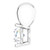 14K White Gold 1/5 CT Natural Diamond Pendant