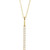 14K Yellow Gold 1/6 CTW Natural Diamond Vertical Bar Necklace