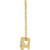 14K Yellow Gold 1/4 CT Natural Diamond Bezel-Set Necklace
