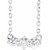 14K White Gold 1/5 CTW Natural Diamond Three-Stone Necklace