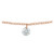 14K Rose Gold 1/6 CT Natural Diamond Solitaire Necklace