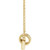 14K Yellow Gold .08 CTW Natural Diamond Interlocking Circle Necklace