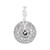 14K White Gold 3/8 CTW Natural Diamond Ball Necklace