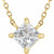 14K Yellow Gold 1/2 CTW Natural Diamond Solitaire Necklace