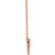 14K Rose Gold 1/6 CTW Natural Diamond Bar Necklace