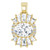 14K Yellow Gold 1/3 CTW Natural Diamond Pendant