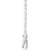 14K White Gold 1/4 CTW Natural Diamond French-Set Bar Necklace