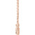 14K Rose Gold 1/4 CTW Natural Diamond French-Set Bar Necklace