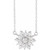 14K White Gold 1/2 CTW Natural Diamond Vintage-Inspired Necklace
