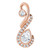 14K Rose Gold 1/2 CTW Diamond Pendant