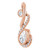 14K Rose Gold 1/2 CTW Diamond Pendant