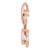 14K Rose Gold 1/2 CTW Diamond Pendant