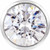 14K White Gold 1/2 CT Natural Diamond Slide Pendant