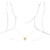 14K Yellow Gold 1/4 CTW Natural Diamond Art Deco Necklace