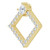 14K Yellow Gold 5/8 CTW Natural Diamond Pendant