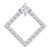 14K White Gold 5/8 CTW Natural Diamond Pendant