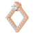 14K Rose Gold 5/8 CTW Natural Diamond Pendant