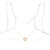 14K Yellow Gold 1/4 CTW Natural Diamond Necklace