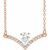 14K Rose Gold 3/8 CTW Natural Diamond Necklace