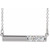 14K White Gold 1/5 CTW Natural Diamond Bar Necklace