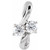 14K White Gold 1/5 CTW Natural Diamond Two-Stone Bypass Pendant