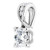 14K White Gold 1/4 CTW Natural Diamond Pendant