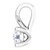 14K White Gold 1/4 CTW Natural Diamond Pendant