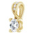 14K Yellow Gold 1/4 CTW Natural Diamond Pendant