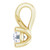 14K Yellow Gold 1/4 CTW Natural Diamond Pendant