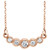 14K Rose Gold 1/6 CTW Natural Diamond Necklace