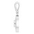 14K White Gold Round 1/3 CTW Natural Diamond Pendant