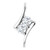 14K White Gold 1/2 CTW Natural Diamond Two-Stone Pendant
