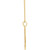 14K Yellow Gold 1/5 CTW Natural Diamond Feather Necklace
