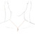 14K Rose Gold 1/5 CTW Natural Diamond Feather Necklace