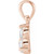 14K Rose Gold 5/8 CTW Natural Diamond Three-Stone Pendant