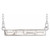 14K White Gold 1/2 CTW Natural Diamond Bar Necklace