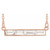 14K Rose Gold 1/2 CTW Natural Diamond Bar Necklace