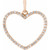 14K Rose Gold 1/3 CTW Natural Diamond Heart Pendant