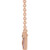 14K Rose Gold Pink Multi-Gemstone & 1/8 CTW Natural Diamond Bar Necklace