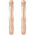 14K Rose Gold Bamboo Hoop Earrings