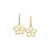 14K Yellow Gold Forget Me Not Earrings