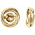 14K Yellow Gold Knot Earring Jackets
