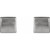 14K White Gold Cube Earrings